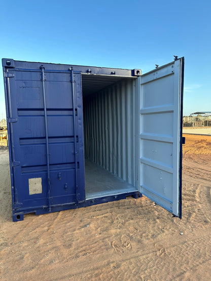 Container 20 Pieds Standard Usagé Bleu
