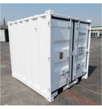 Container 10 Pieds Blanc Usagé - Solution Économique pour le Stockage et Transport
