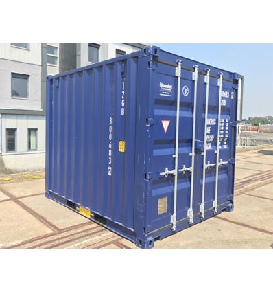 Container 10 Pieds Bleu - Idéal pour Stockage et Transport