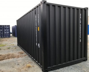 Containers maritime standards  de 20 pieds par 8 couleur noir  neuf