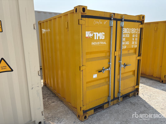 Container 10 Pieds avec Porte d'Homme et Fenêtre Isolée  usager