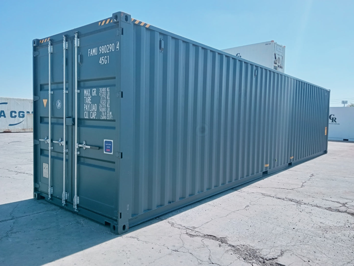 Container 40 Pieds HC (Haute Capacité) - Espace de Stockage Extra Large et Résistant