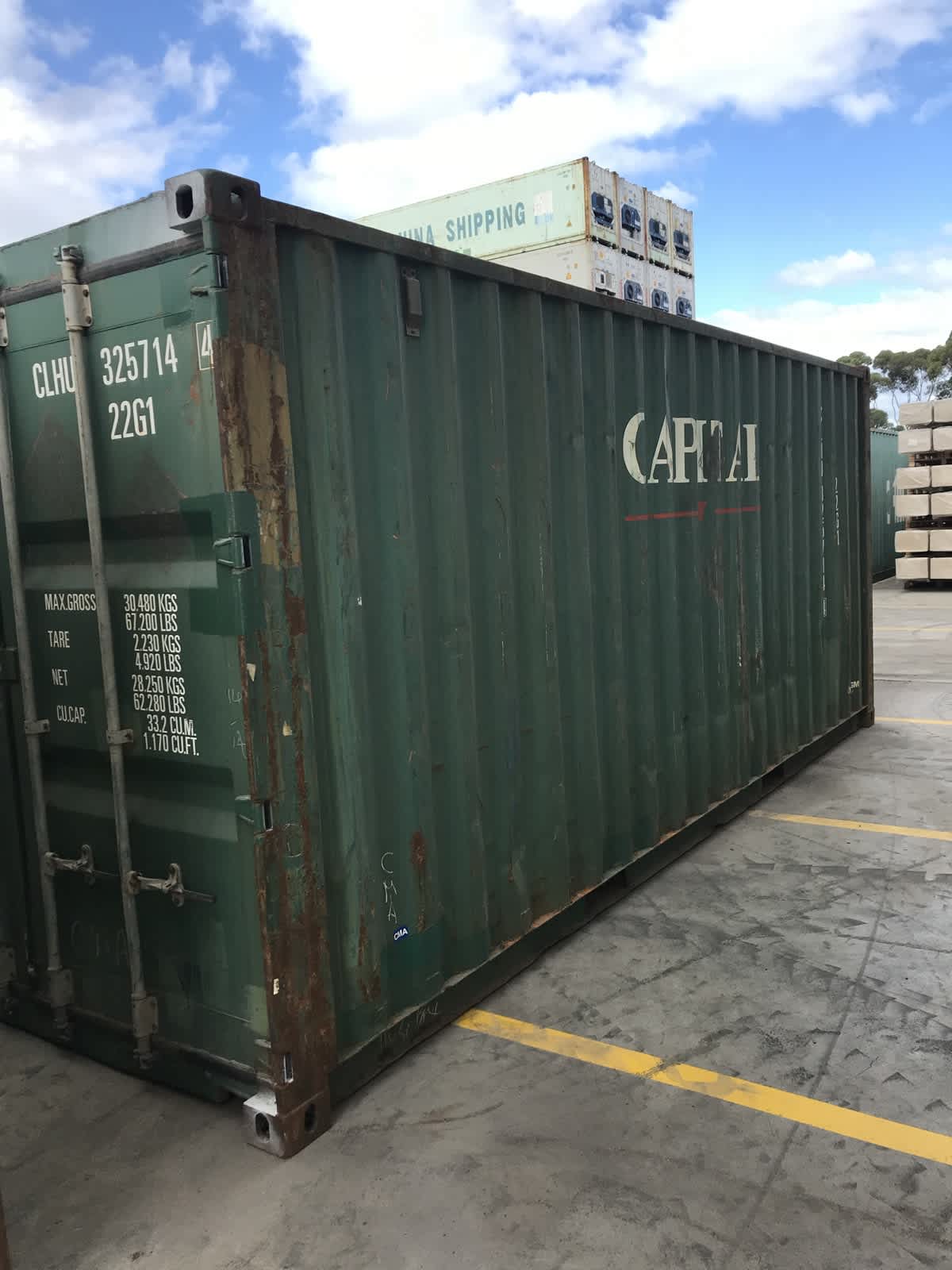 Container 20 Pieds Standard Usagé - Solution de Stockage Spacieuse et Économique