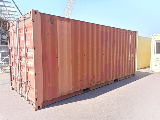 Container 20 Pieds Standard Usagé rouge