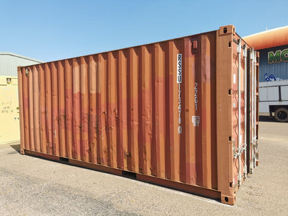 Container 20 Pieds Standard Usagé rouge