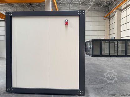 Bureau Mobile 20 Pieds avec Structure en Acier et Revêtement en Vitre - Prêt à l'Emploi