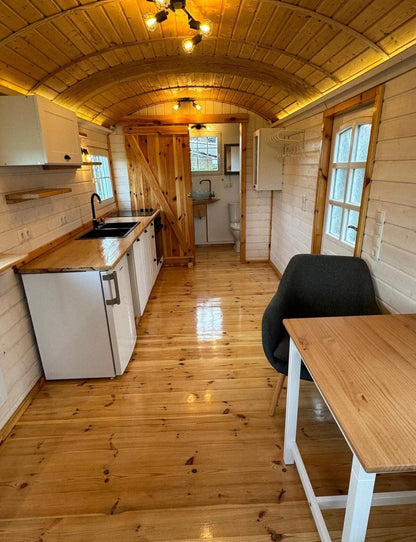 Remorque Maison Mobile en Bois avec Structure en Acier - 20 Pieds x 8 Pieds